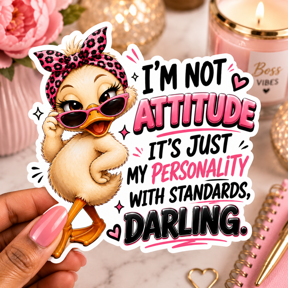 I’m Not Attitude Sticker