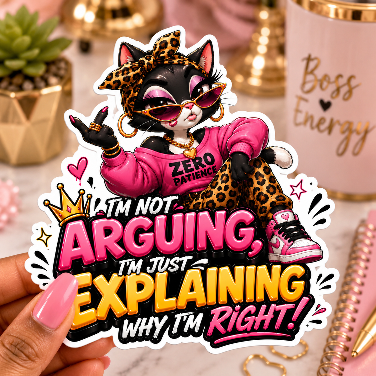 Zero Patience Sticker