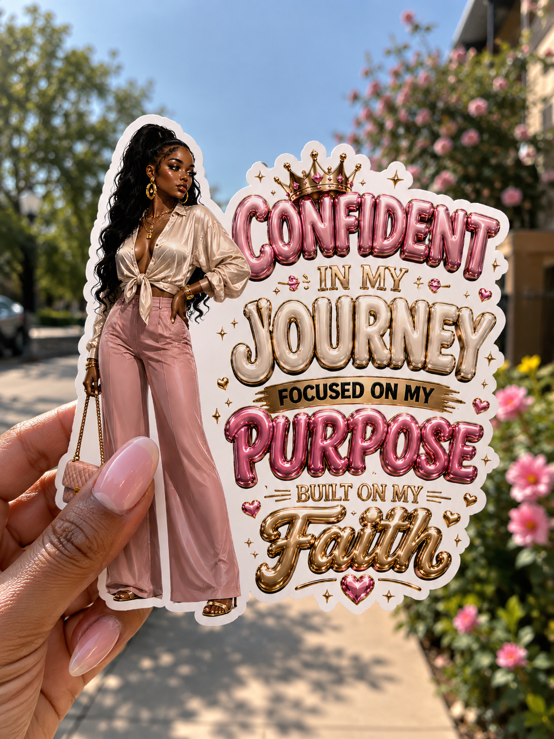 Confident In My Journey Sticker