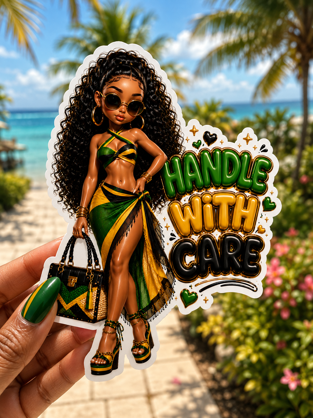 Handle With Care Sticker