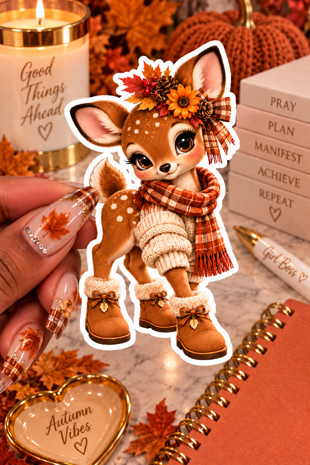 Autumn Deer- Sticker