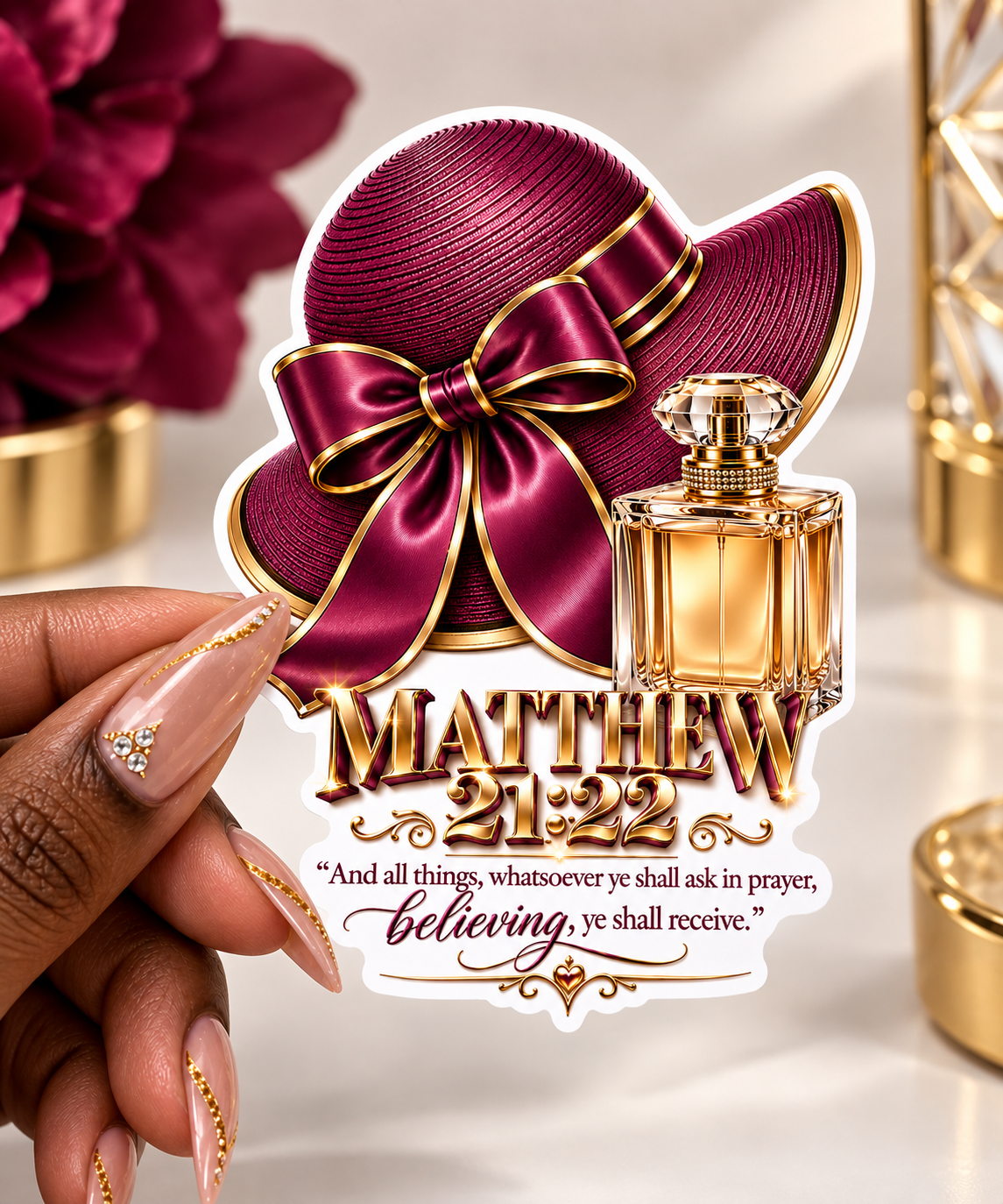 Luxury Prayer Sticker