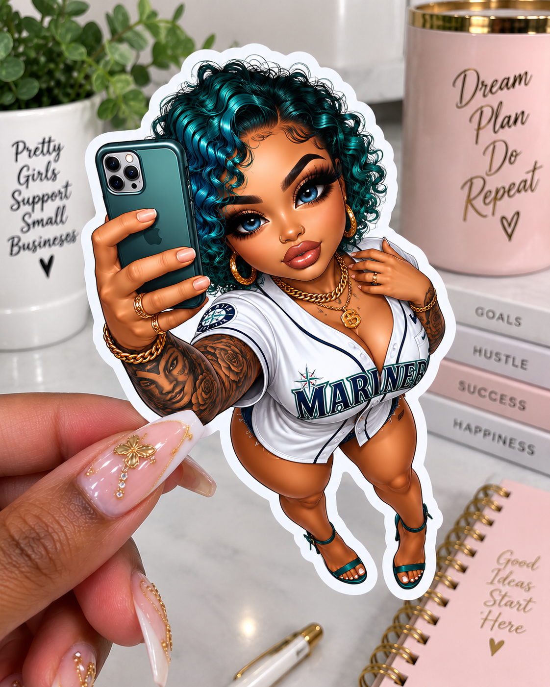 Miami Girl Boss Sticker