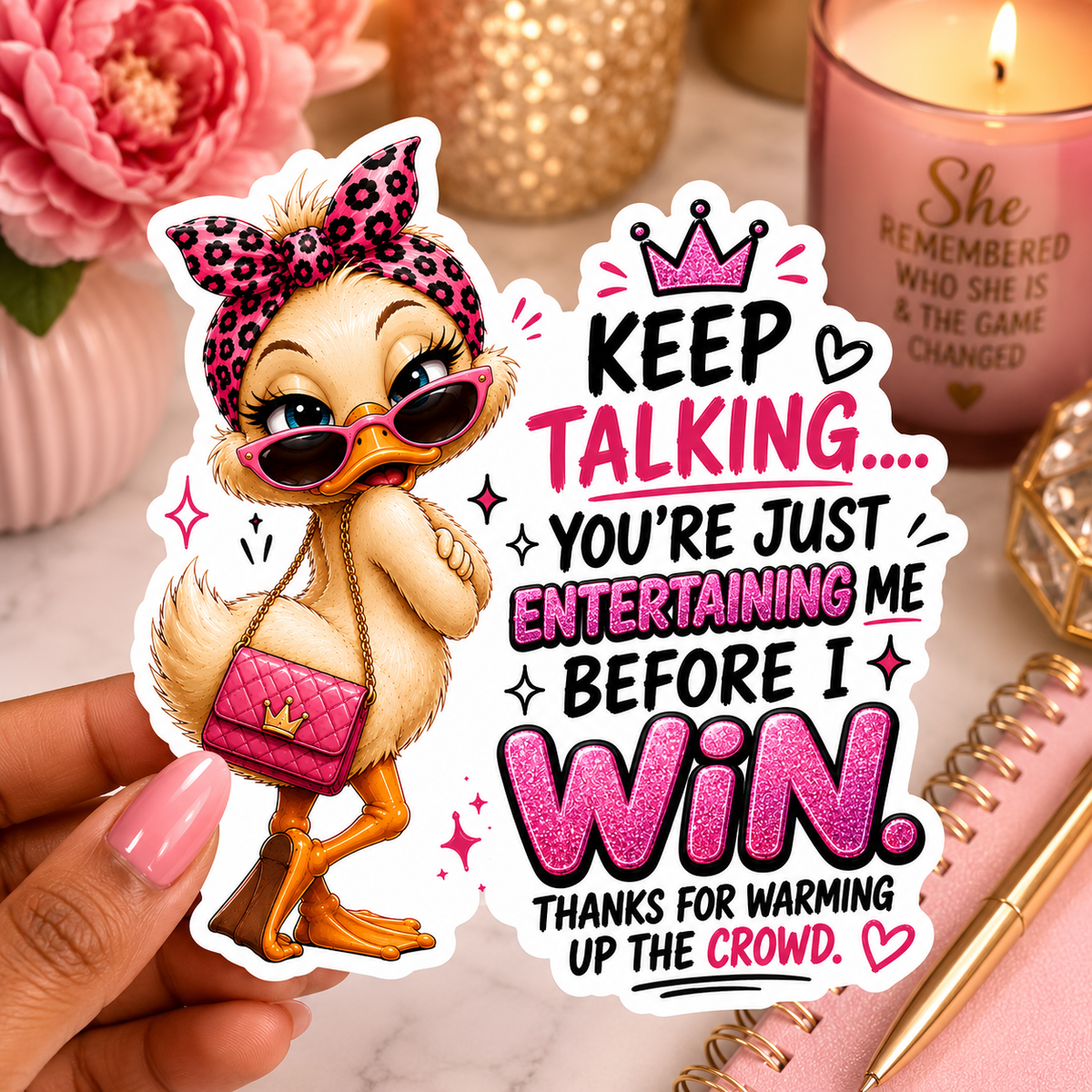 Keep Talking Sticker