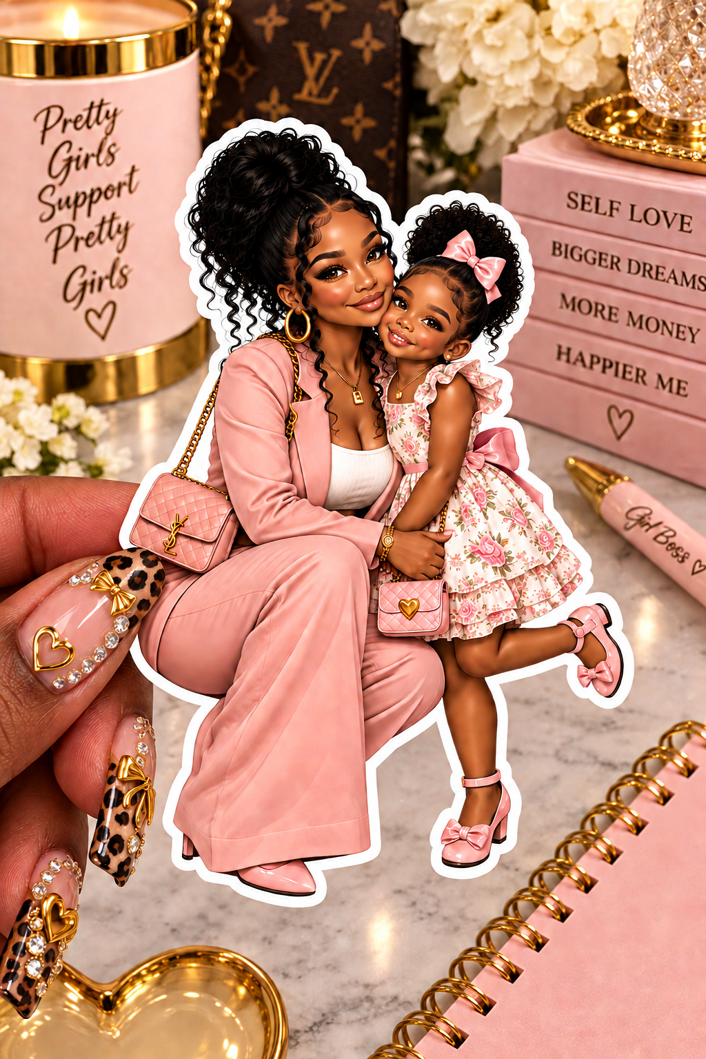 Mom & Daughter- Sticker 2
