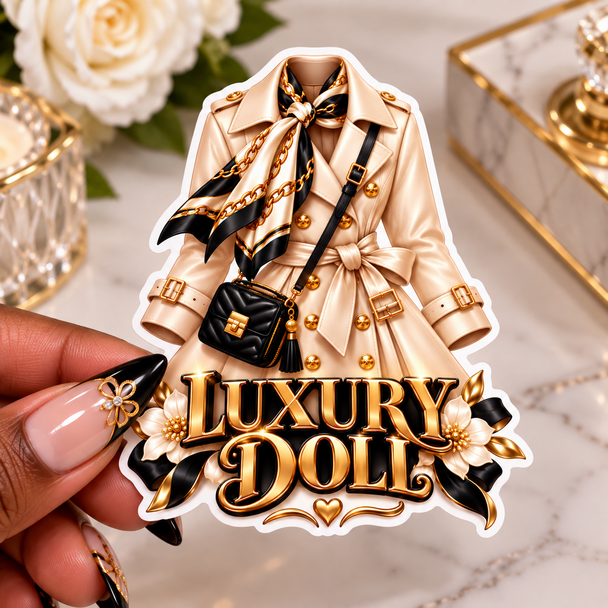 Luxury Doll Fashion Sticker