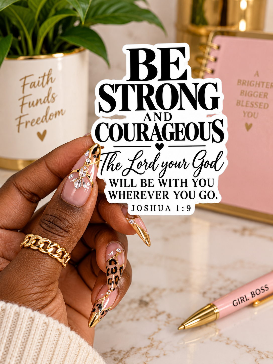 Be Courageous Sticker